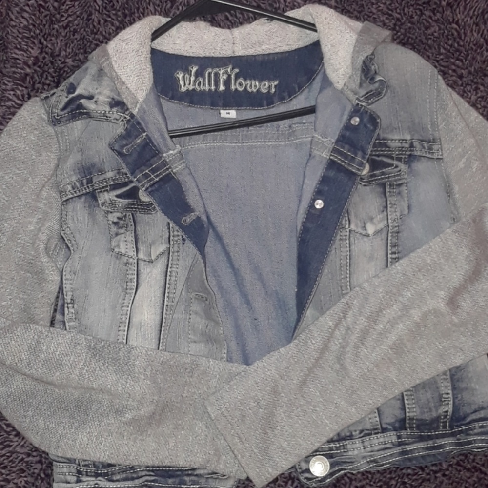 Light wash denim jacket